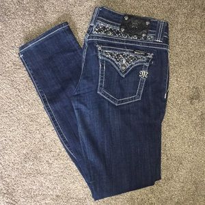 Miss Me - Dark Wash Skinny Leg Jeans